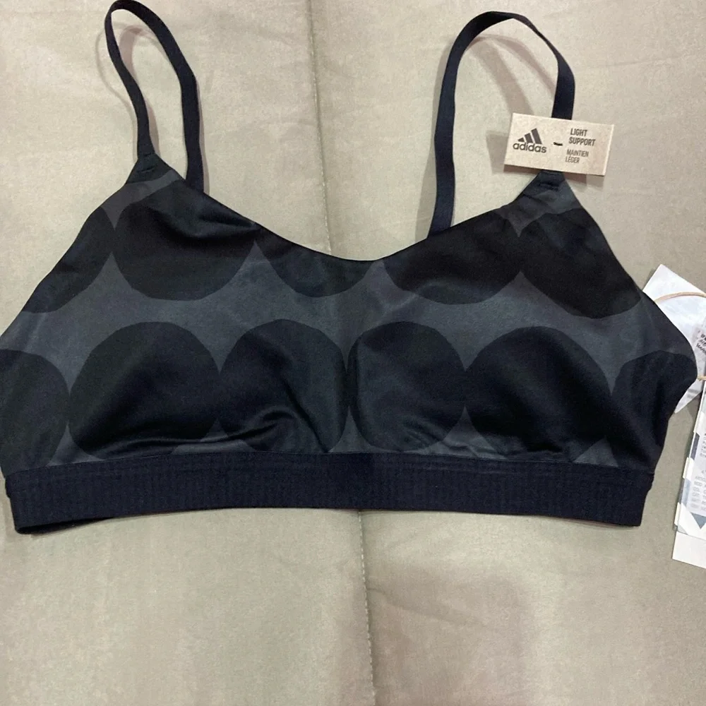 ADIDAS
Women Sports Lightly Padded Bra (Black, Grey) - Picture 6 of 9